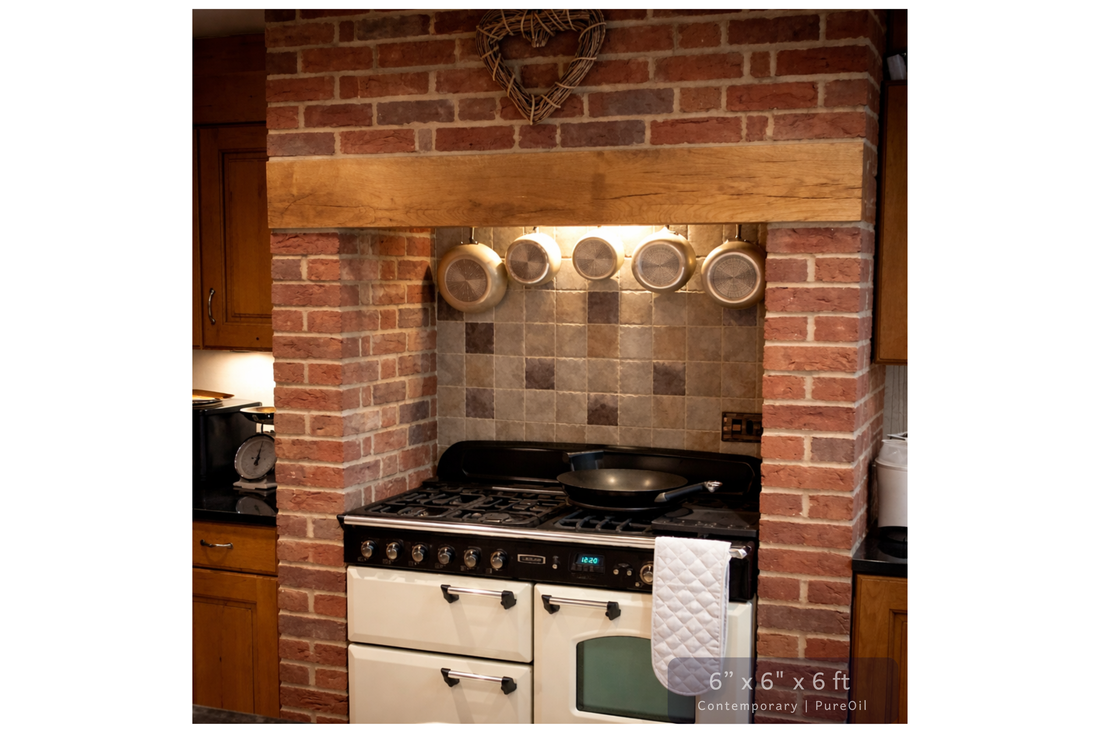 
                      
                        Solid Oak Fireplace Beam – Handcrafted Oak Mantelpiece (UK)
                      
                    