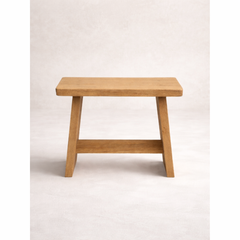Solid Oak Stool / Bench – Handmade from Prime French Oak