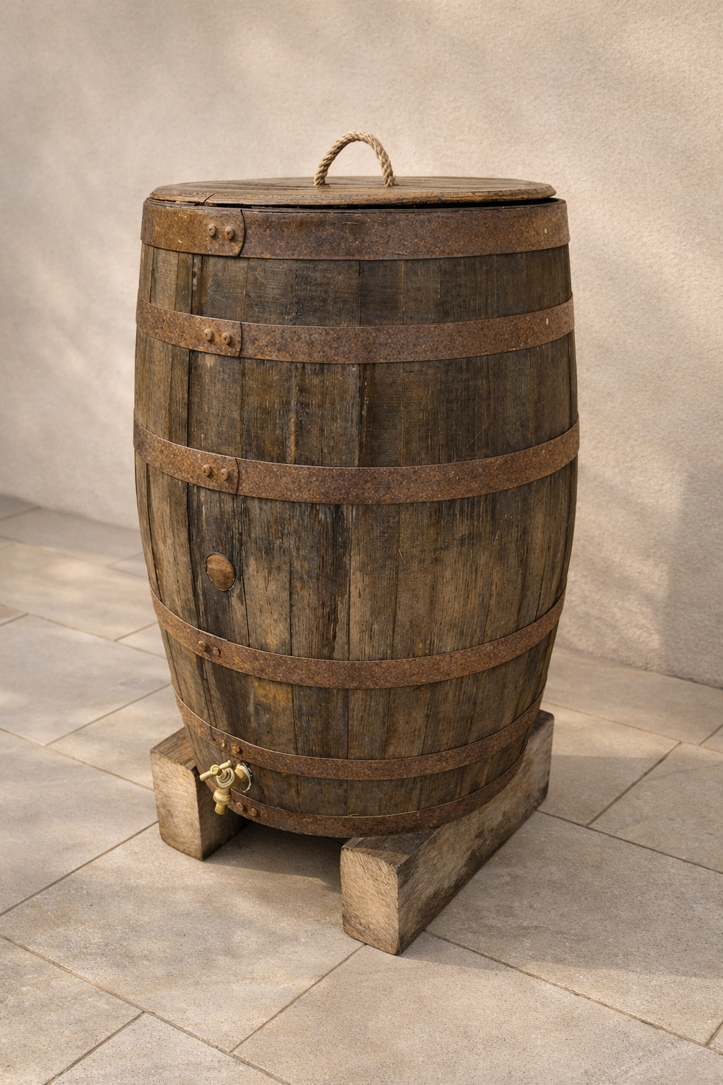 
                      
                        Genuine Solid Oak Whisky Barrel Water Butts
                      
                    