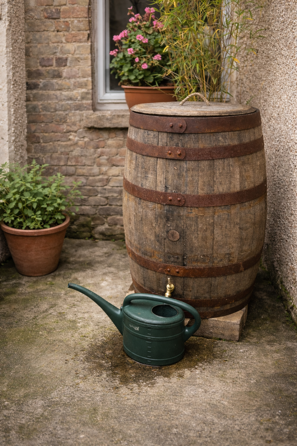 
                      
                        Genuine Solid Oak Whisky Barrel Water Butts
                      
                    