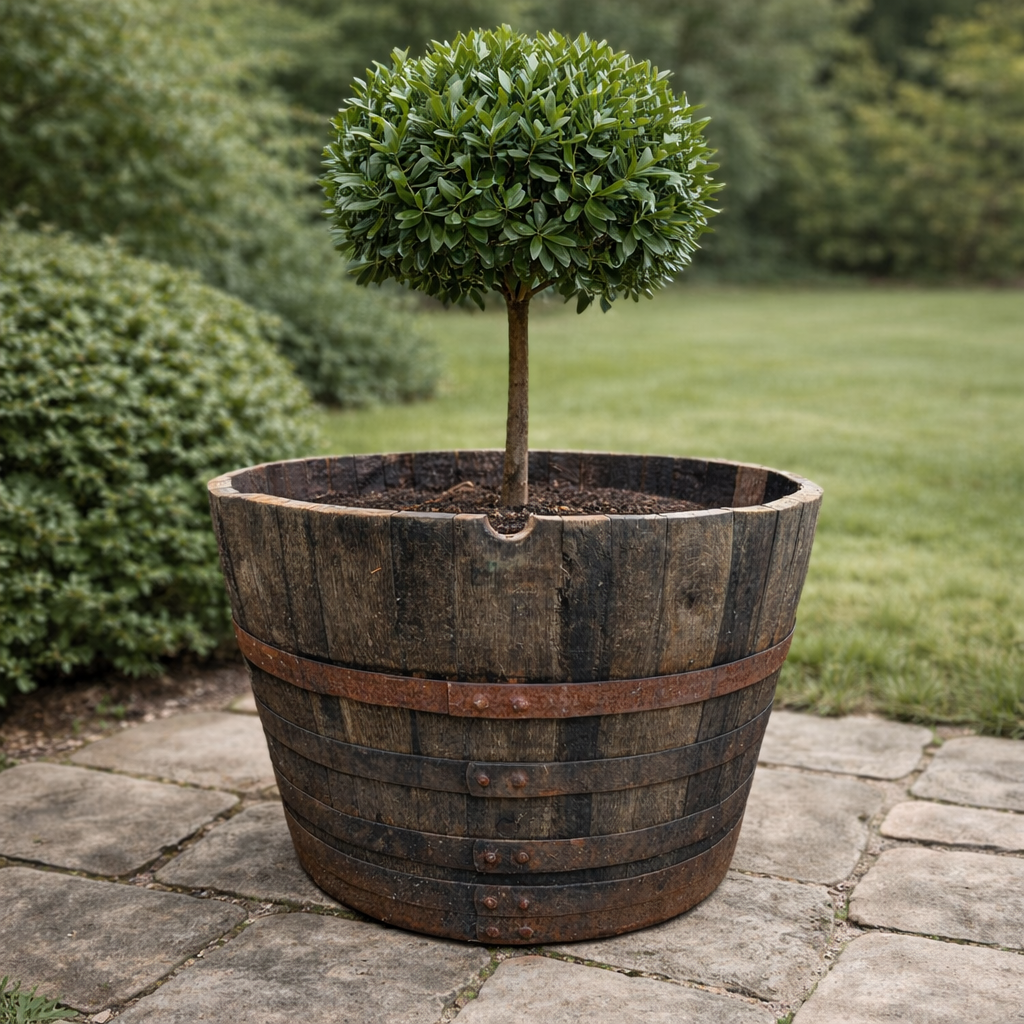 
                      
                        Genuine Scotch Oak Whisky Half Barrel Planters
                      
                    