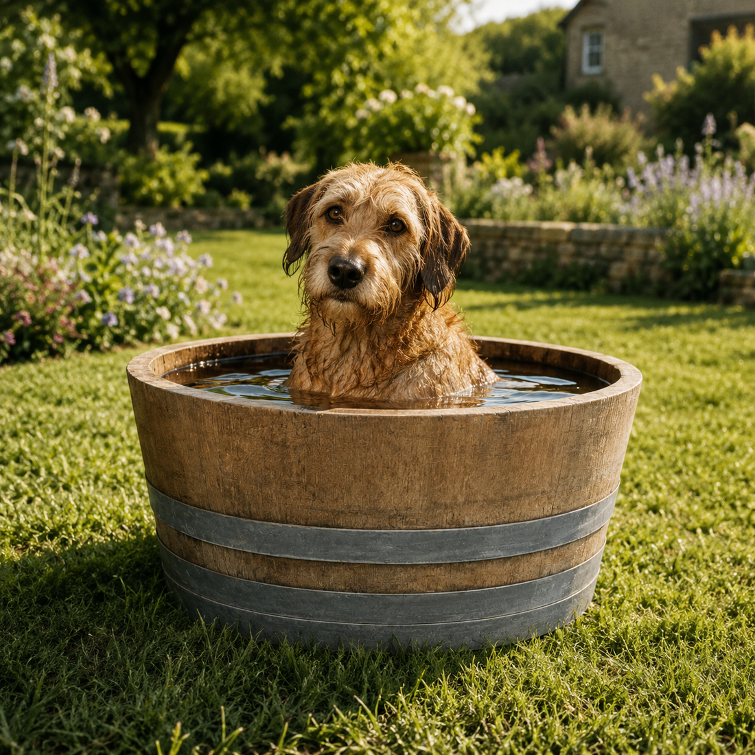 
                      
                        Watertight Oak Barrel Pond & Water Garden Feature
                      
                    