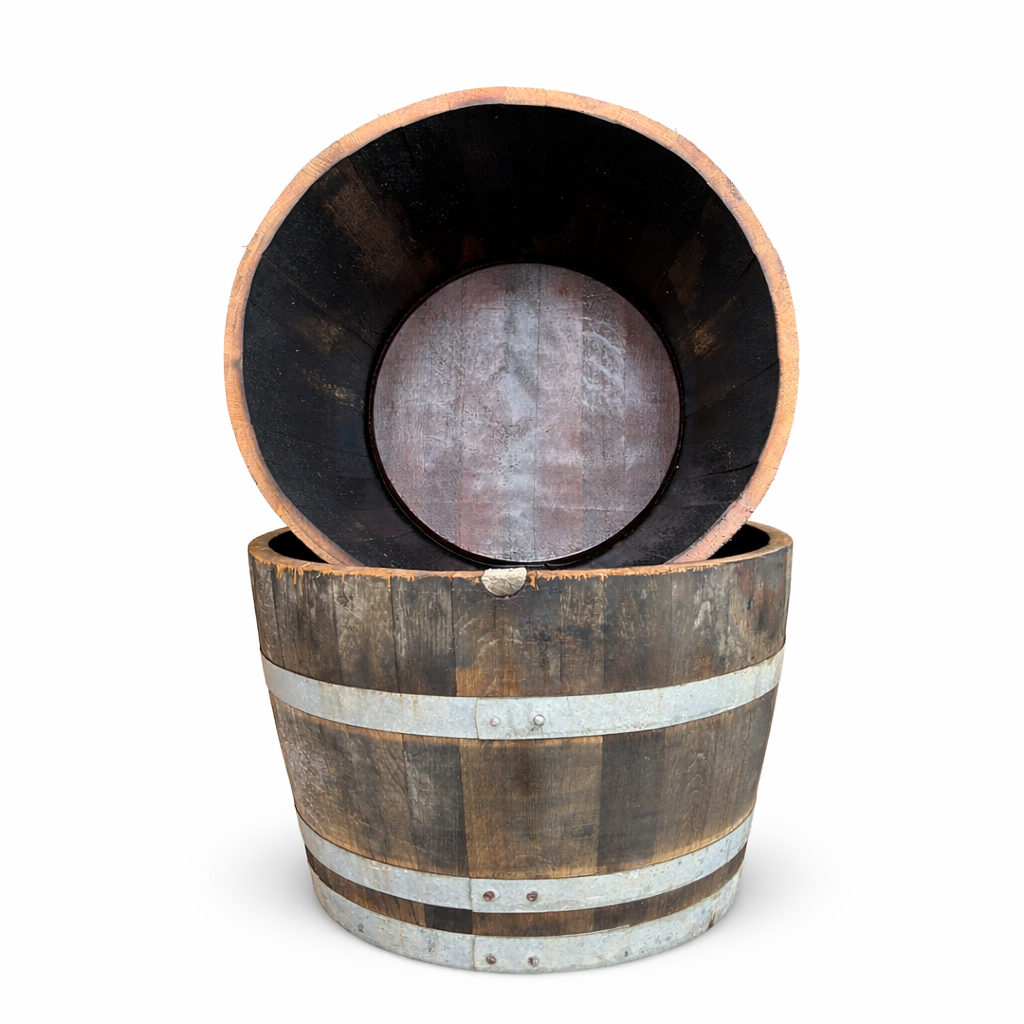 
                      
                        Genuine French Oak Wine Barrel Planters
                      
                    