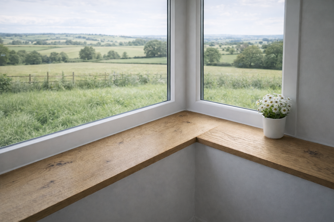 Bespoke Solid Oak Window Sills – Premium Joinery Grade Oak, Made to Measure