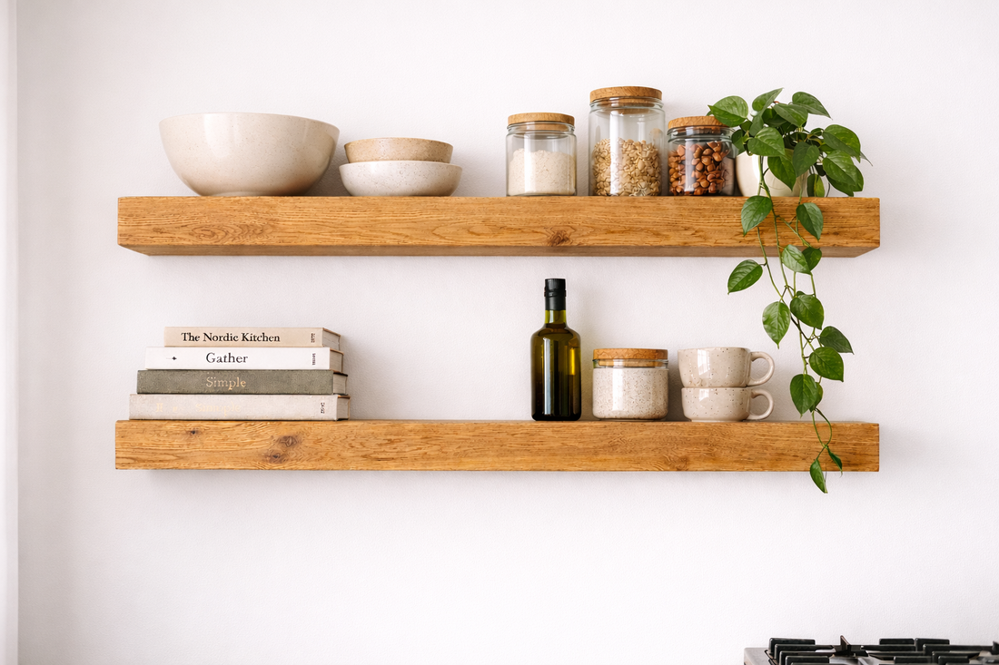 
                      
                        Solid Oak Shelves - Made to Measure
                      
                    