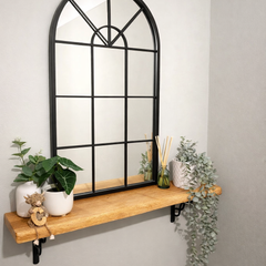 Solid Oak Shelves – Made to Measure Floating or Bracket Shelves