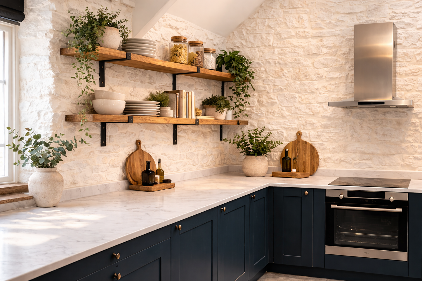 Solid Oak Shelves – Made to Measure Floating or Bracket Shelves