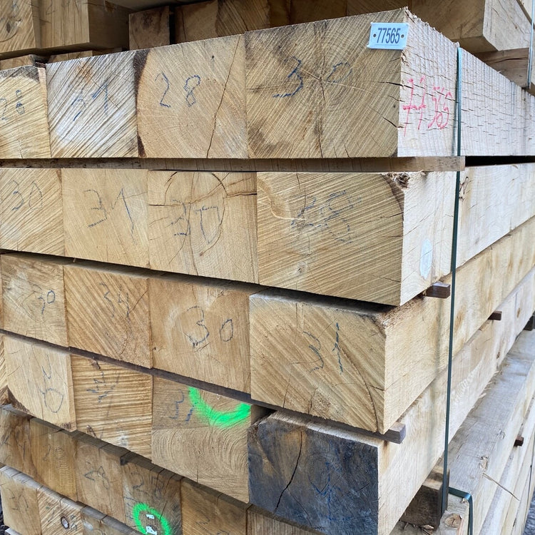 Oak Hardwood Fence Post Timber Bollards Gate Posts Wood Fencing Rail Solid Oak