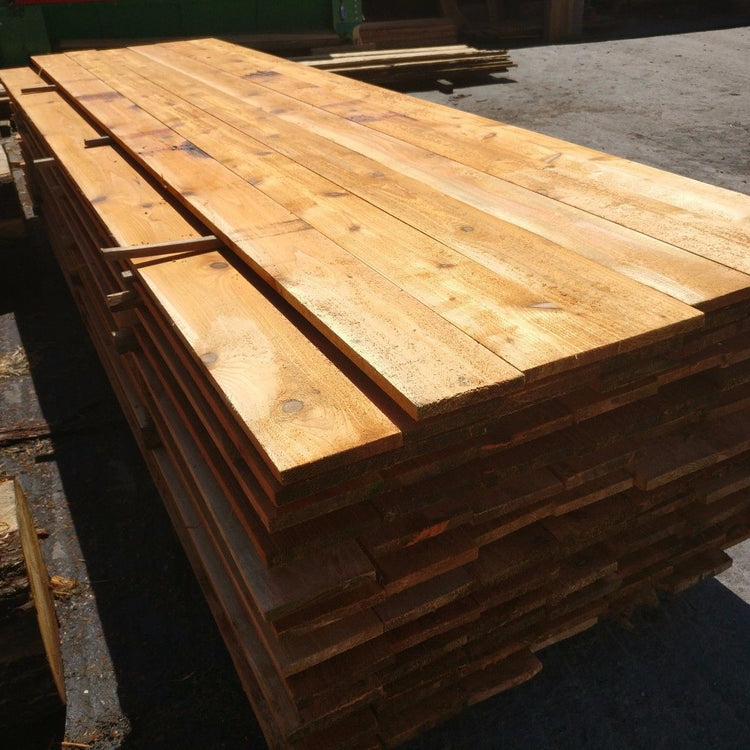 British Western Red Cedar Cladding/Fencing Boards (2", 4″, 6″) – Sawn Only